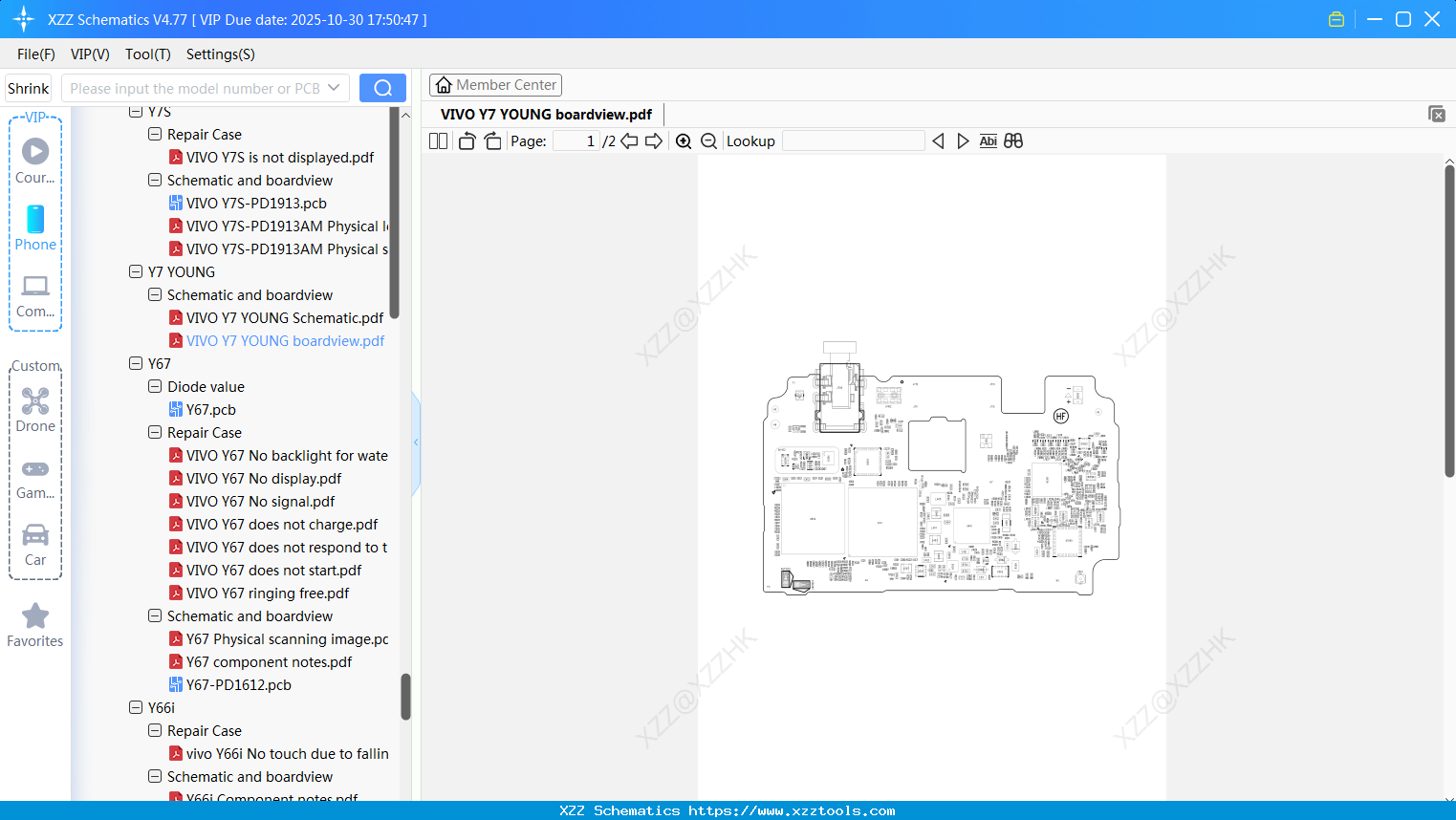 VIVO Y7 YOUNG Boardview